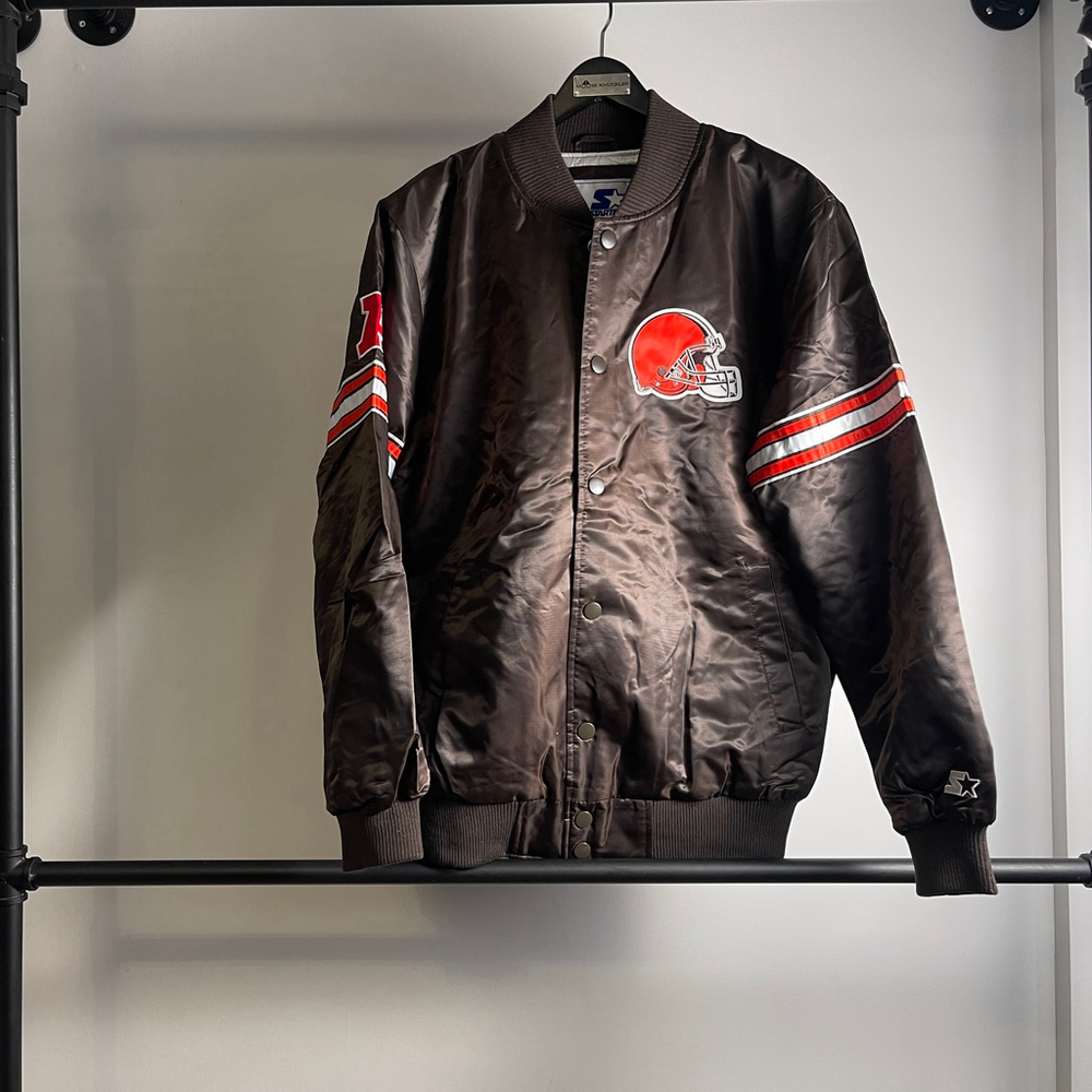 Men's Starter Cleveland Browns Bomber Jacket Size M